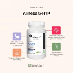 Aliness - 5-HTP 200 mg - 60 kapsułek